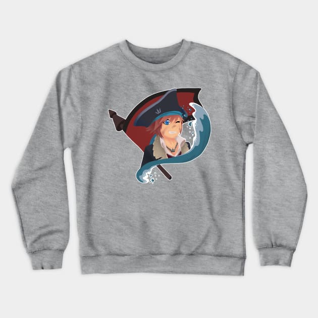 Captain Sora Crewneck Sweatshirt by SalwaSAlQattan